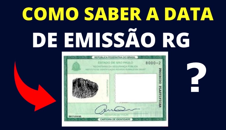 Como saber a data de emissão do RG