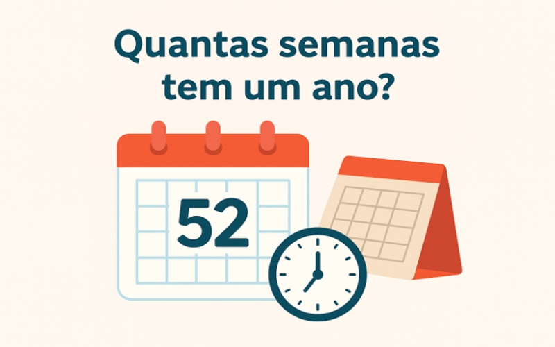 Quantas semanas tem um ano?