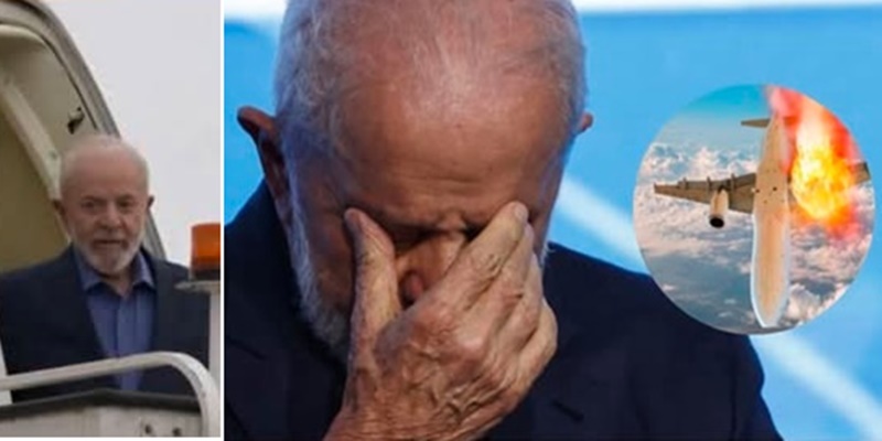 Avião com Lula pegou fogo? Ele acaba de ser en… ver mais