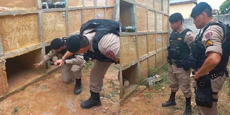 Homem vê cimento fresco em cemitério e faz uma DESCOBERTA CHOCANTE: Havia uma… Ver mais