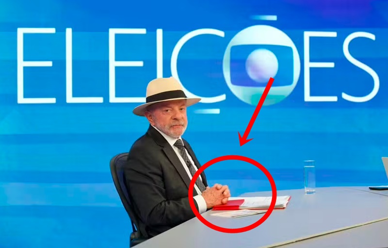 Durante sabatina com o LULA na GLOBO, detalhe chama a atençao, tinha um… ver mais