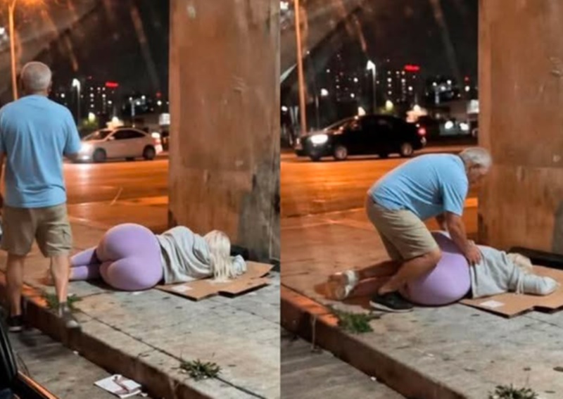 HERÓI SEM CAPA? Homem ajudou mulher inconsciente enquanto estav… Ver mais