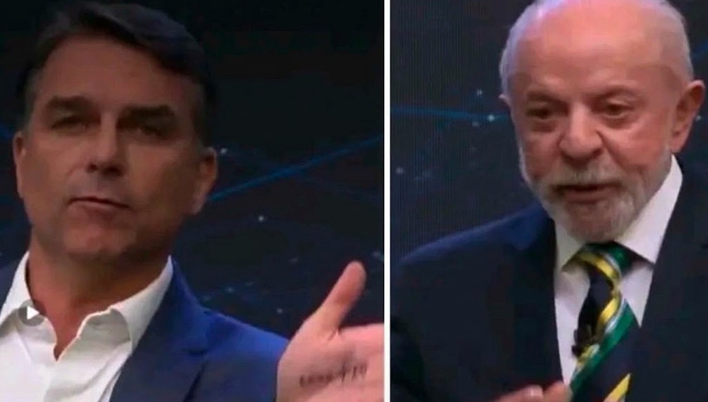 Essa foi a reação de Lula ao ver o que estava escrito na mão de Flávio… Ver mais